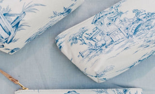 General Knot & Co. Toile Zipper Clutches