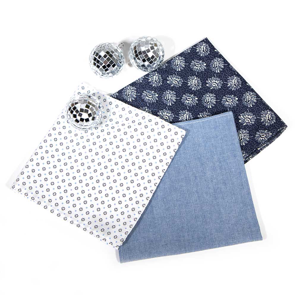 Holiday 3-Pack of Squares: The Blue Pack