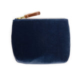 Velvet Jewel Pouch- Cadet Blue