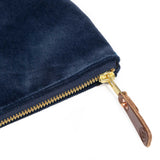 Velvet Jewel Pouch- Cadet Blue