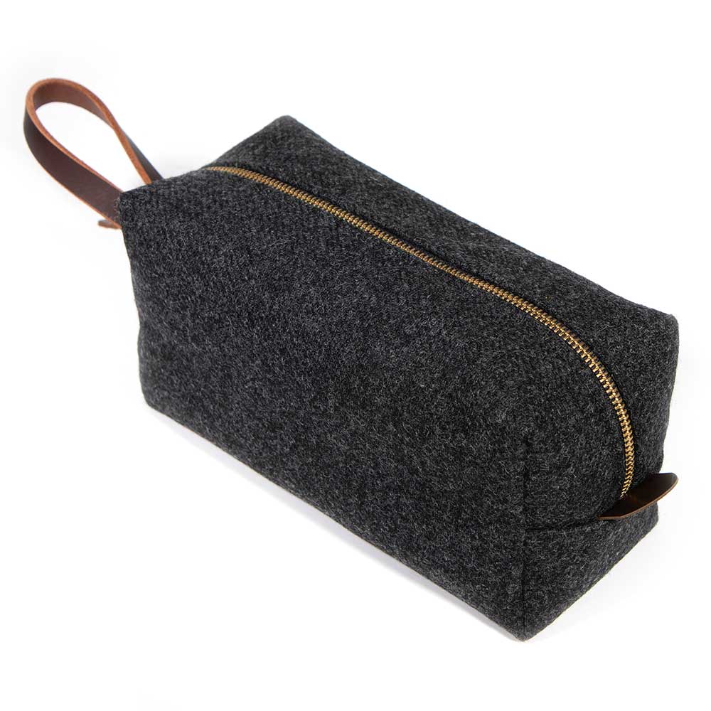 felt travel toiletry bag Algiers Dot Travel Kit