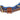 Brown Bridle Leather Dog Collar - Bright Blue