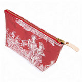 Scarlet Toile Travel Clutch