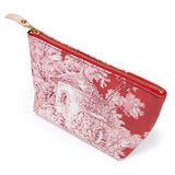 Scarlet Toile Travel Clutch