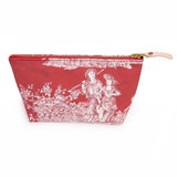 Scarlet Toile Travel Clutch