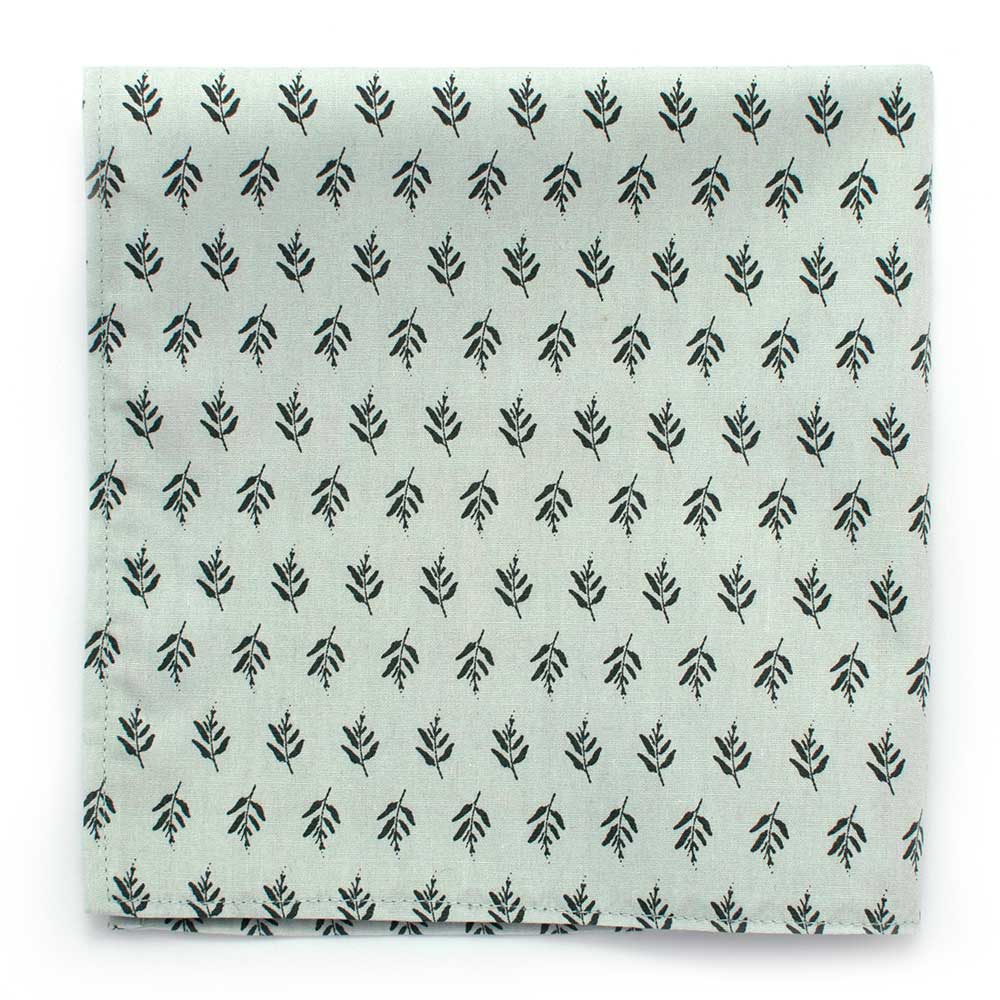 General Knot & Co. Apparel & Accessories 13" x 13" / Light Green Sage Thistle Square