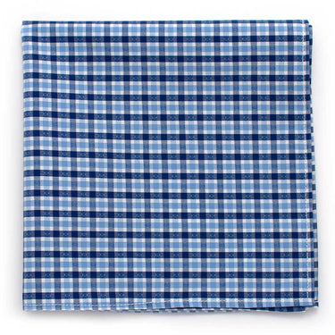 General Knot & Co. Apparel & Accessories 13" x 13" / Blue/White Double Blue Check Square