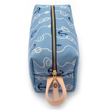 General Knot & Co. Bags One Size / Blue/Natural Nautical Chambray Travel Kit