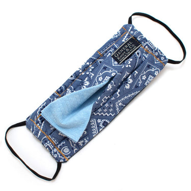 General Knot & Co. Masks Reusable Japanese Denim Face Mask- Elastic Loop- Kid Sizes Available