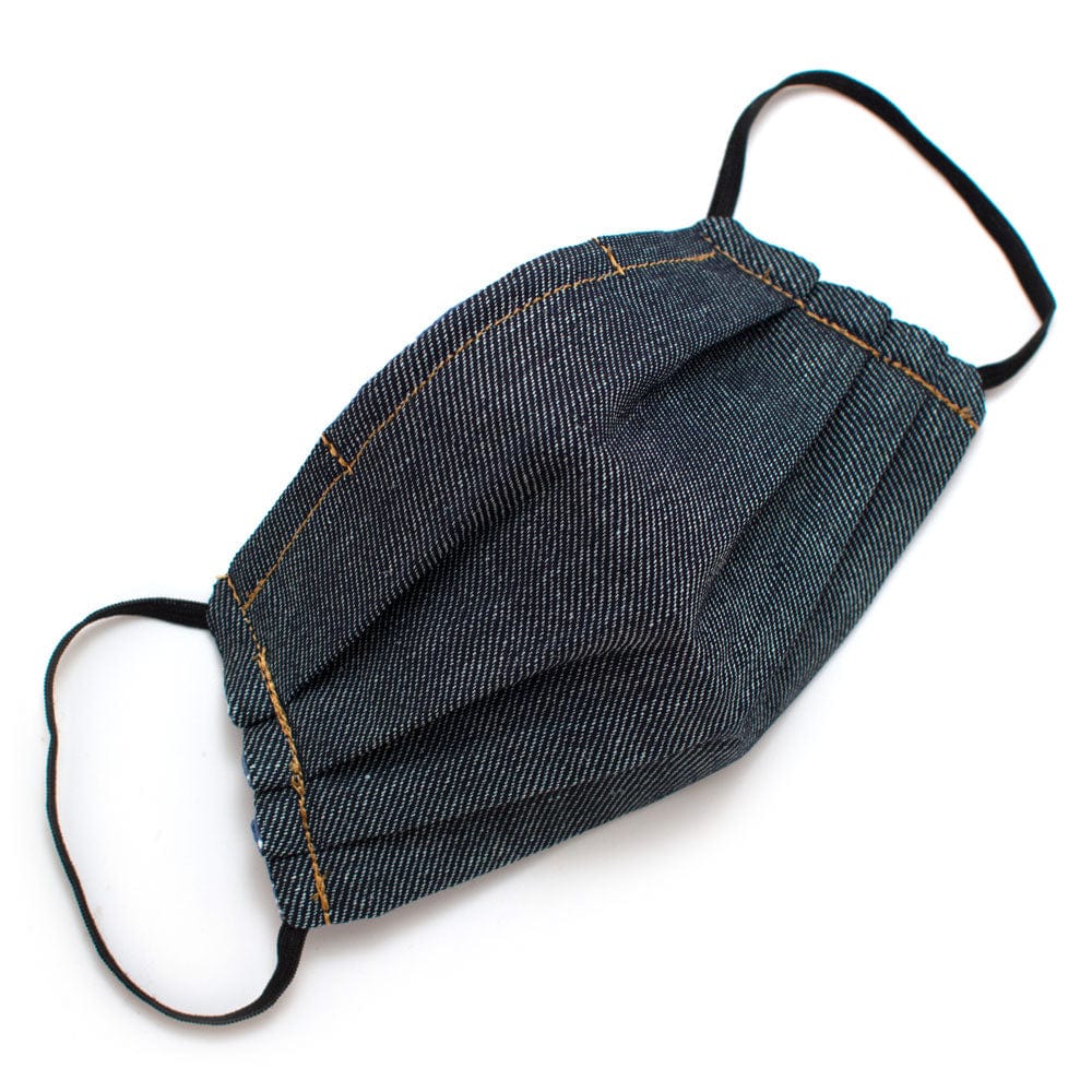 General Knot & Co. Masks Reusable Japanese Denim Face Mask- Elastic Loop- Kid Sizes Available