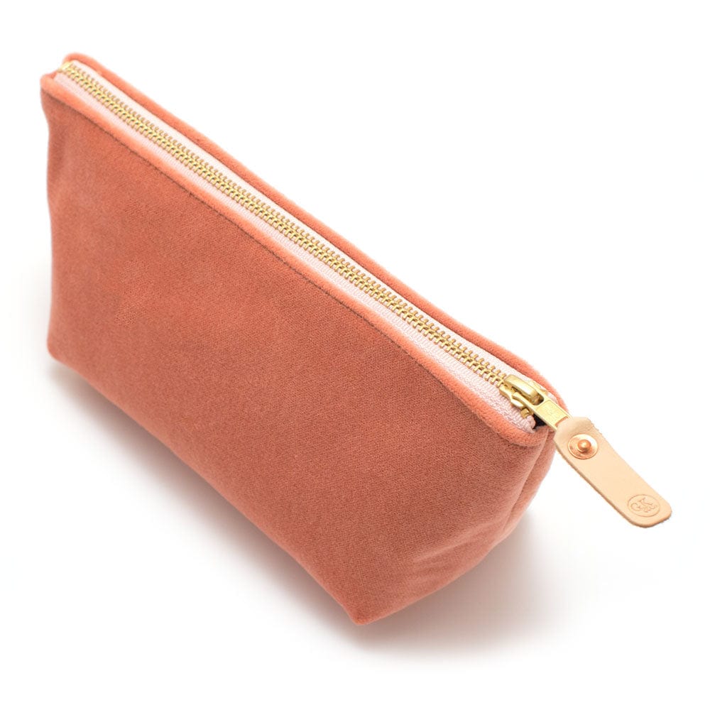 General Knot & Co. Bags One Size / Pink Cameo Velvet Travel Clutch