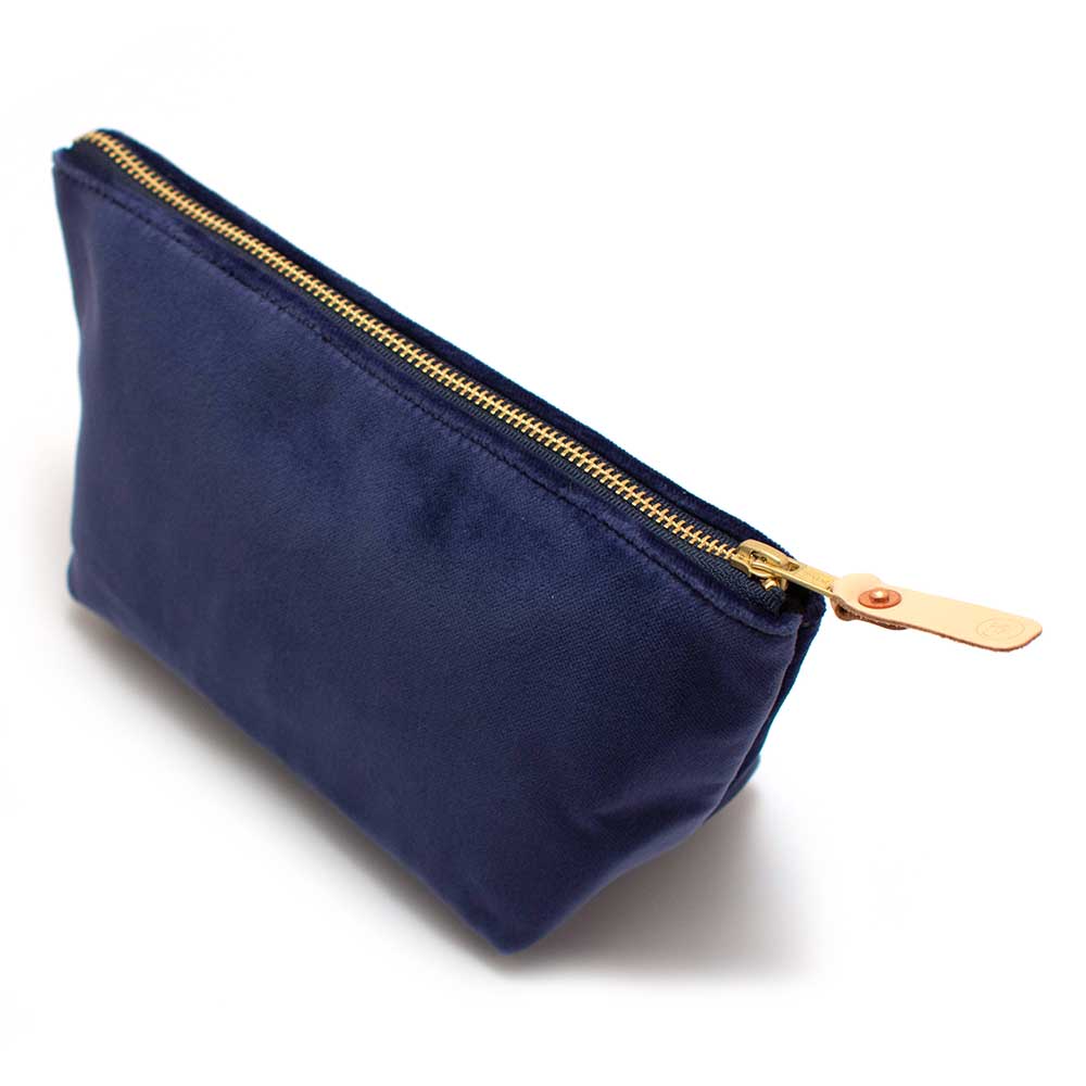 General Knot & Co. Bags One Size / Navy Navy Velvet Travel Clutch