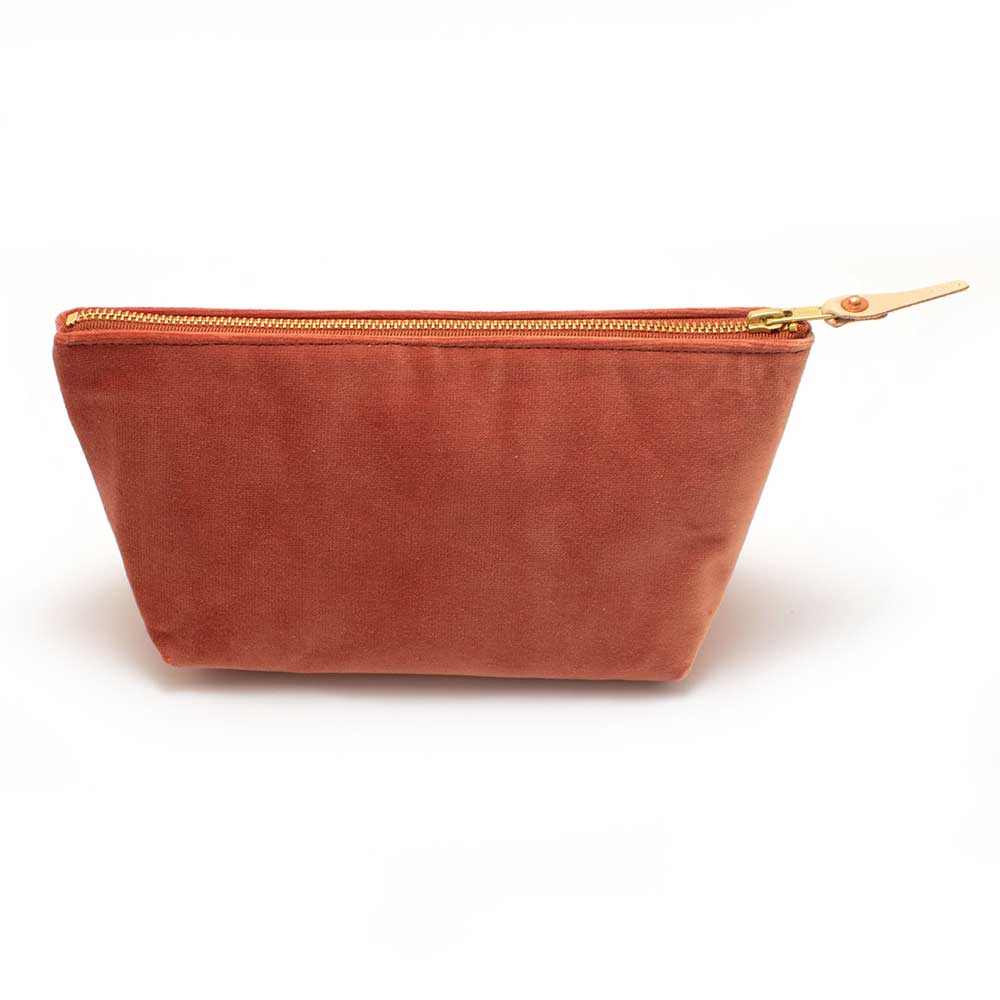 General Knot & Co. Bags One Size / Copper Copper Penny Velvet Travel Clutch