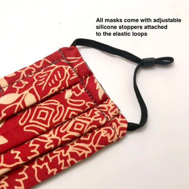 General Knot & Co. Masks 3 Layer / Indigo Reusable Japanese Denim Face Mask- Elastic Loop