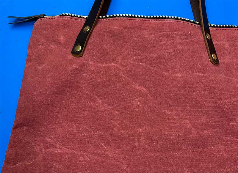 Waxed canvas makeover