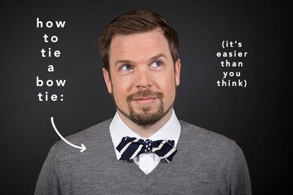 How To Tie A Bow Tie: via GK and Snippet & Ink