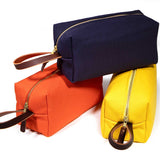 Solar Yellow Canvas Travel Kit