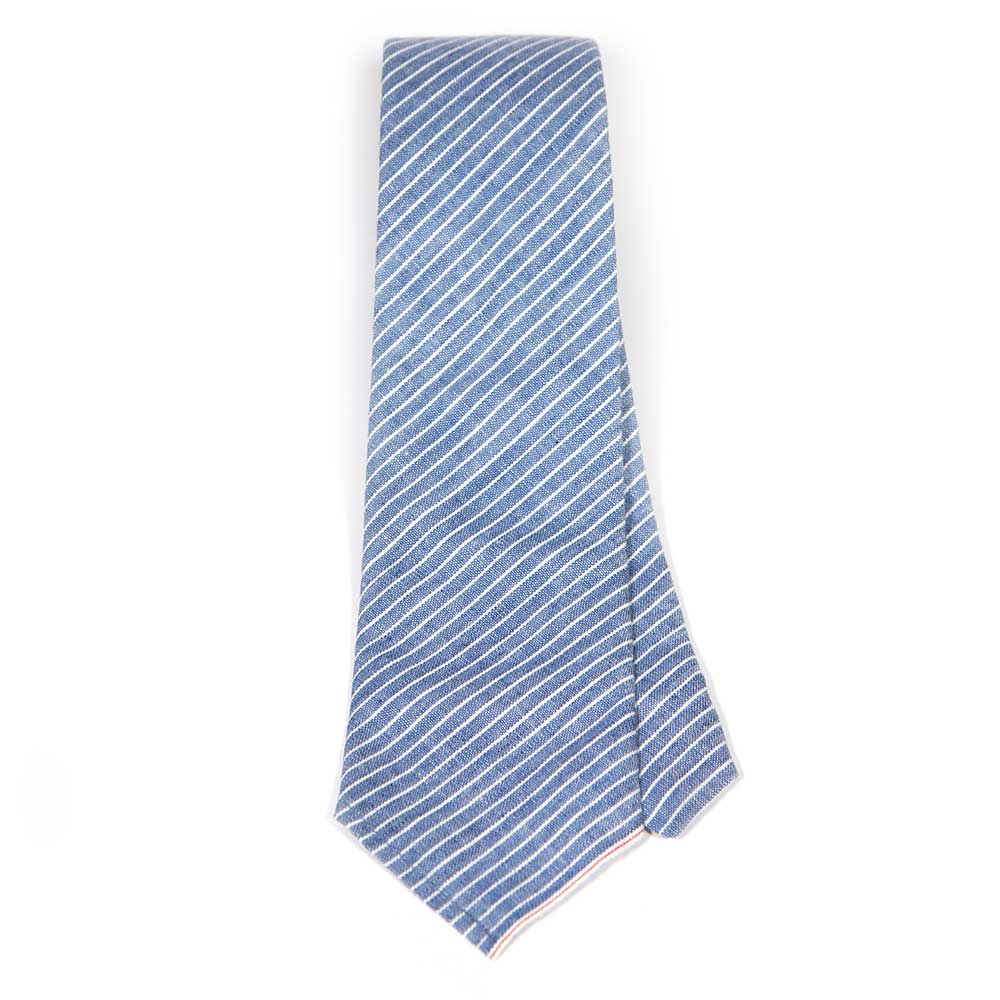 Vintage Indigo Stripe Selvedge Necktie