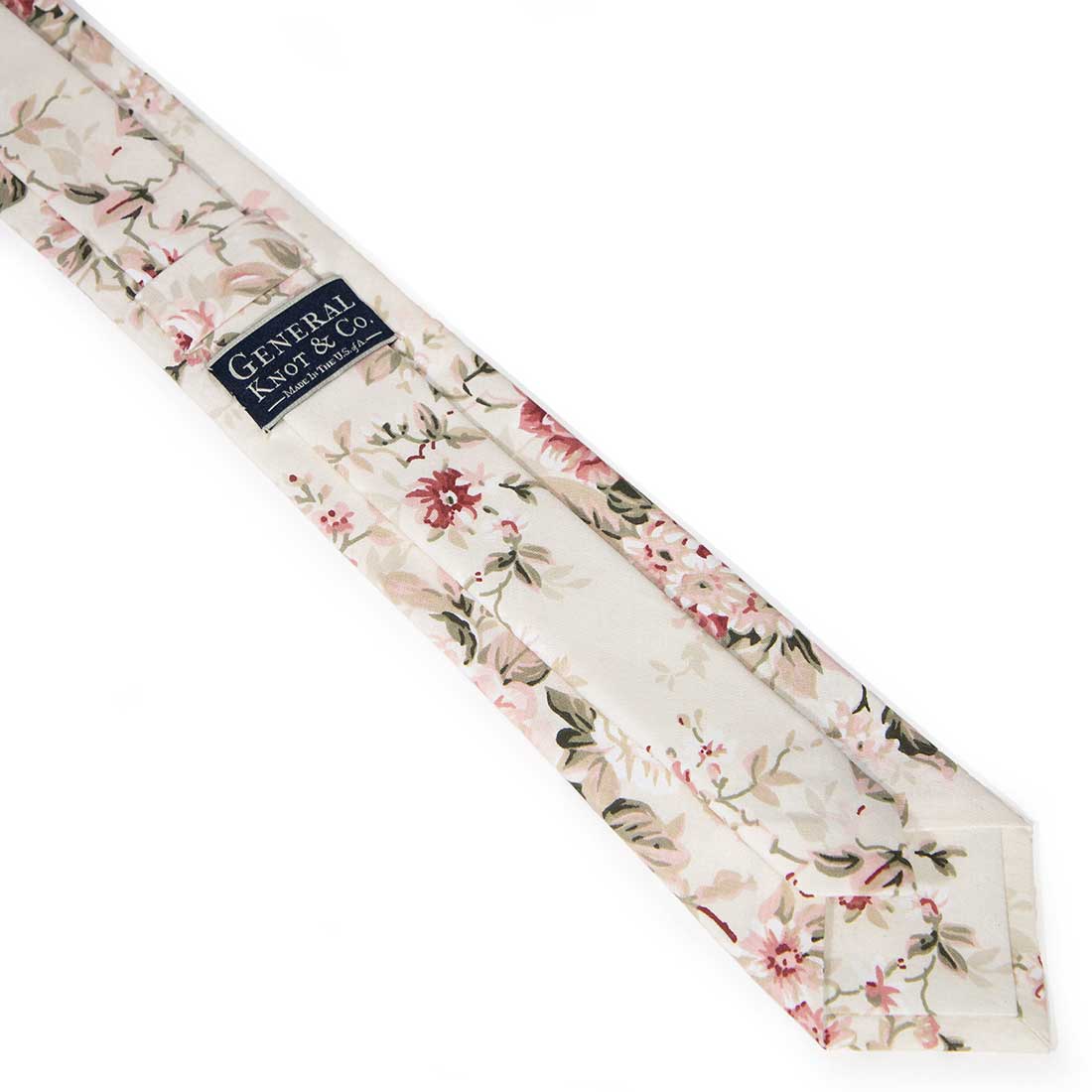 Cabbage Rose Necktie