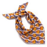 Flowing Tulip Block Print Bandana