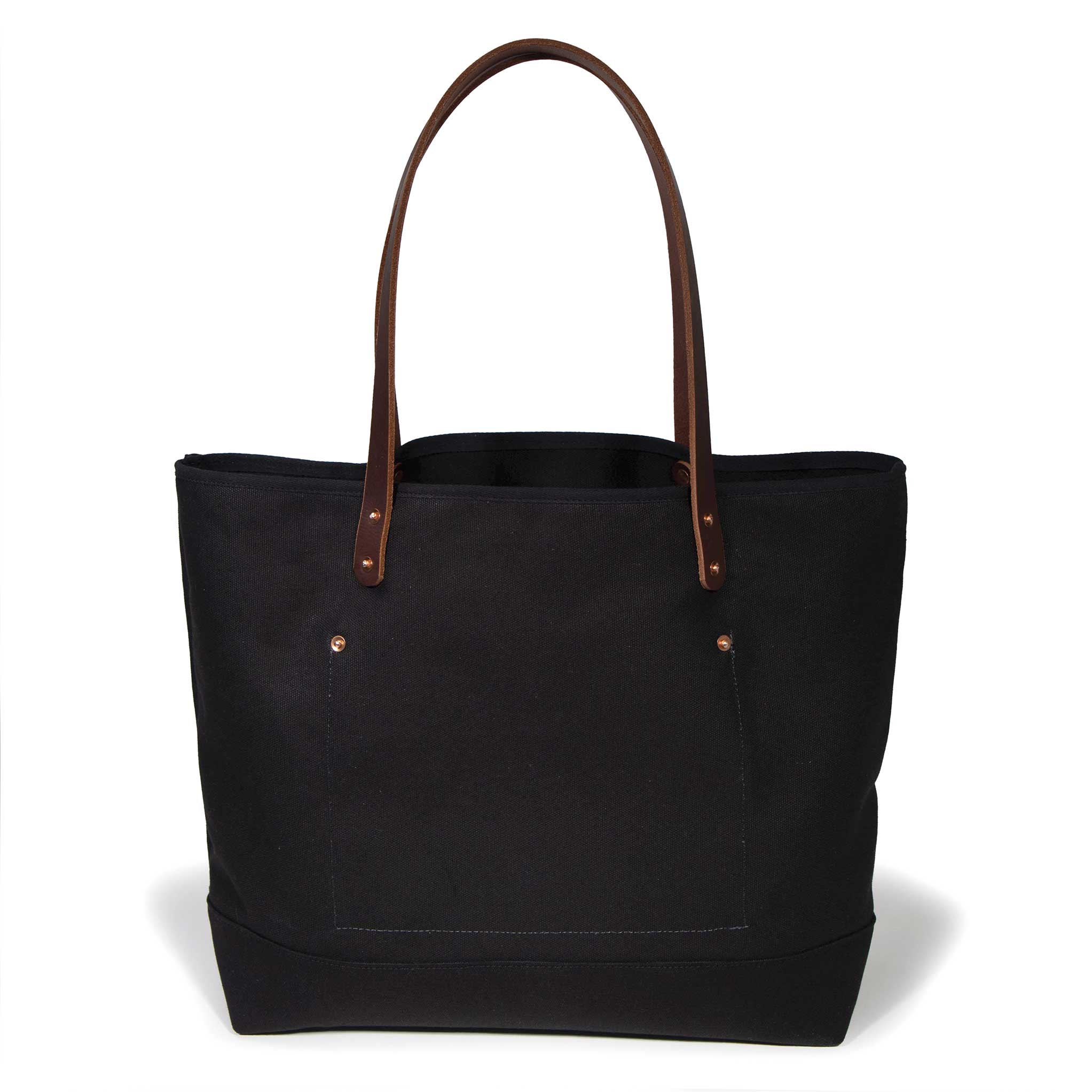 Black Waxed Canvas All Day Tote