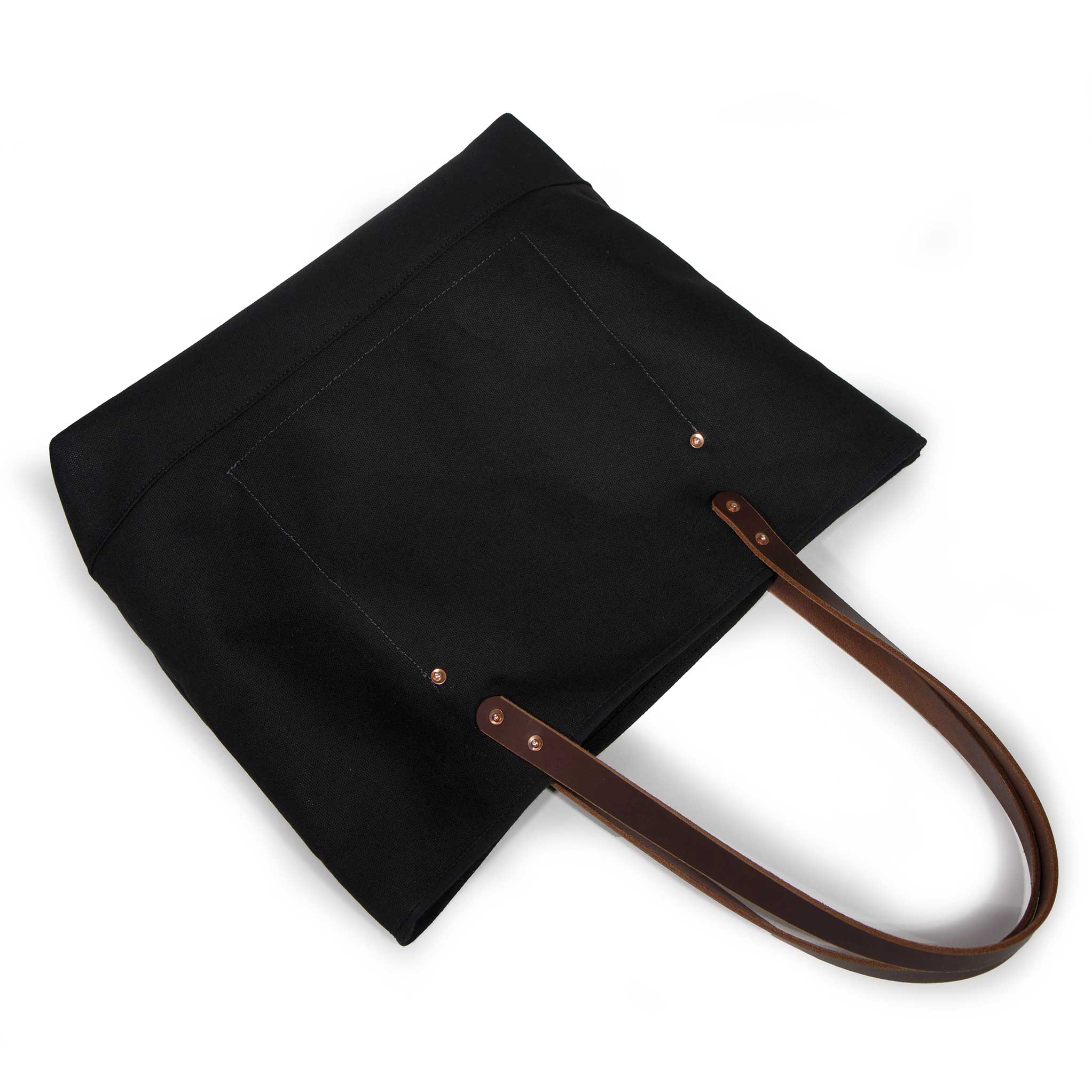 Black Waxed Canvas All Day Tote