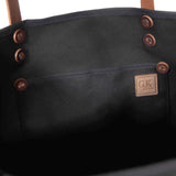 Black Canvas All Day Tote