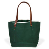 Waxed Canvas All Day Tote- Tennis Green