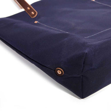 General Knot & Co. Bags One Size / Navy Blue True Navy Waxed Canvas All Day Tote