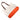 All Day Canvas Bucket Tote-Natural/Flame Orange
