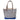 Cabana Stripe All Day Bucket Tote- Navy/Regatta Blue