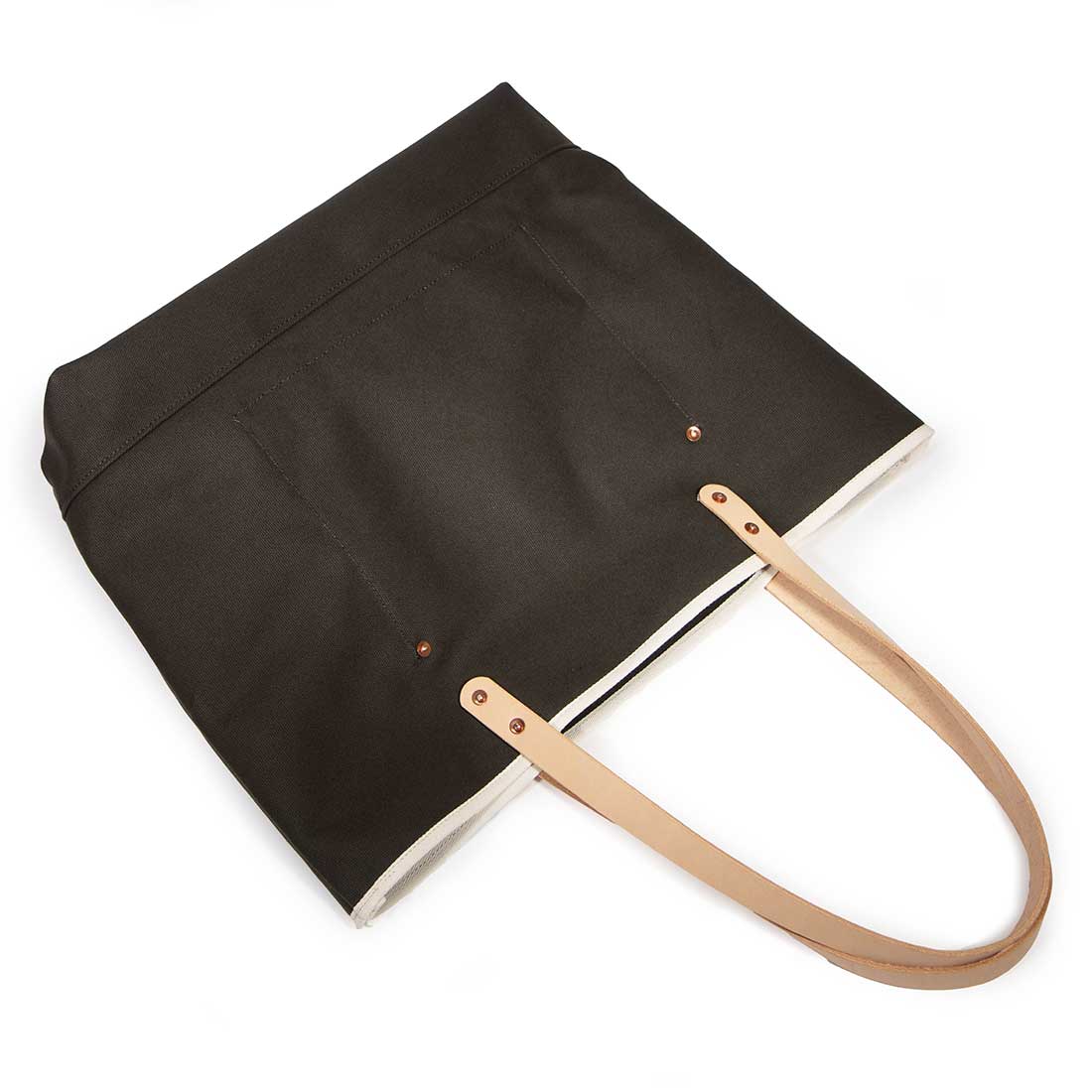 All Day Canvas Bucket Tote Dark Olive
