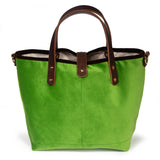 Luxe Velvet Mini Tote- Fern