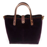 Luxe Velvet Mini Tote - Mulberry