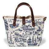 Nautical Toile All Day Mini Tote
