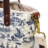 Nautical Toile All Day Mini Tote
