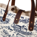 Nautical Toile All Day Mini Tote
