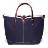 Waxed Canvas All Day Mini Tote- True Navy