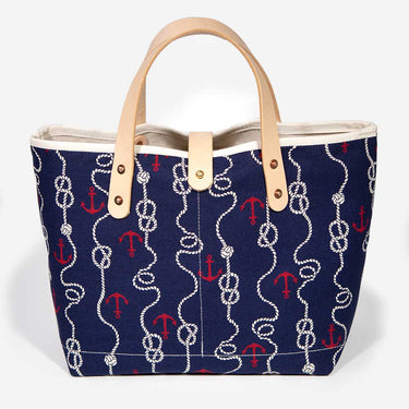 General Knot & Co. Bags One Size / Navy Multi Nautical Navy All Day Mini Tote