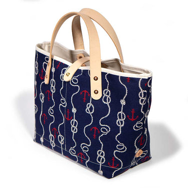 General Knot & Co. Bags One Size / Navy Multi Nautical Navy All Day Mini Tote