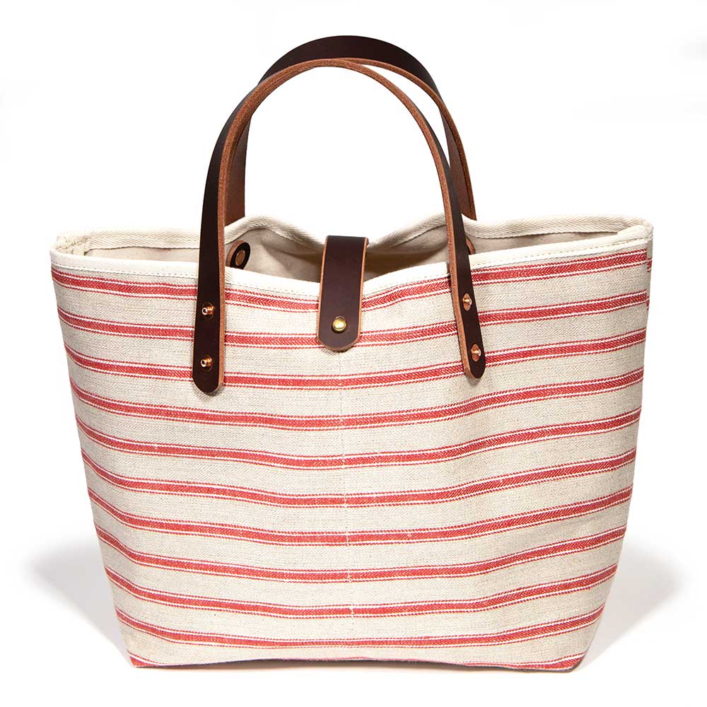 Linen Sailor Stripe All Day Mini Tote