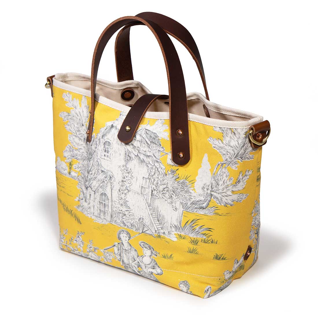 Vintage Sunshine Toile All Day Mini Tote