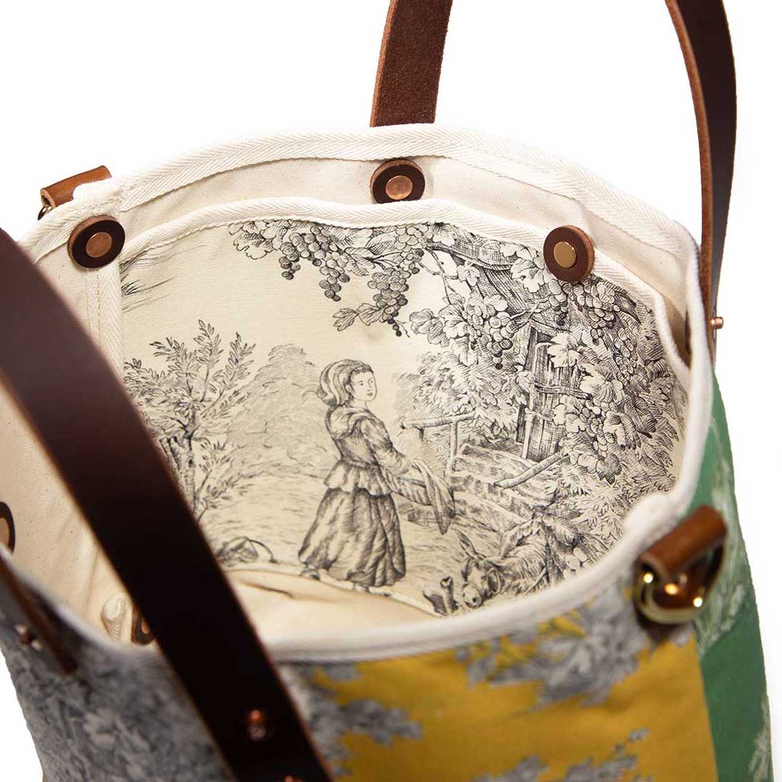 The Arles Toile Mini Tote
