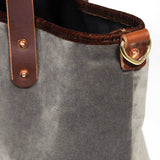 Luxe Velvet Mini Tote-Smoke