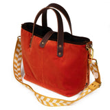 Luxe Velvet Mini Tote-Flame