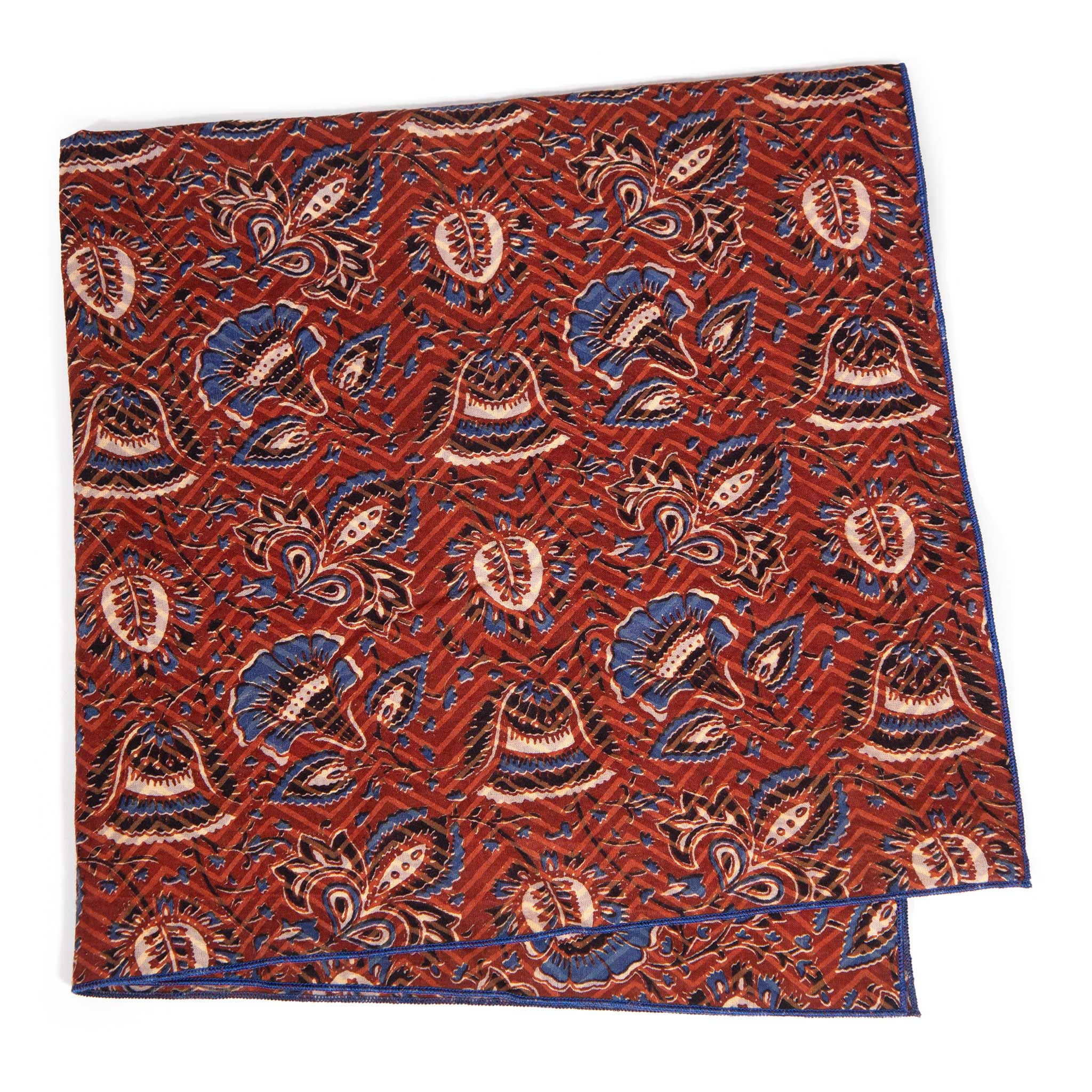Flora & Vines Block Print Bandana