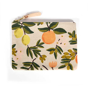 General Knot & Co. Apparel & Accessories One Size / Multi/Navy Sicilian Grove Zipper Pouch