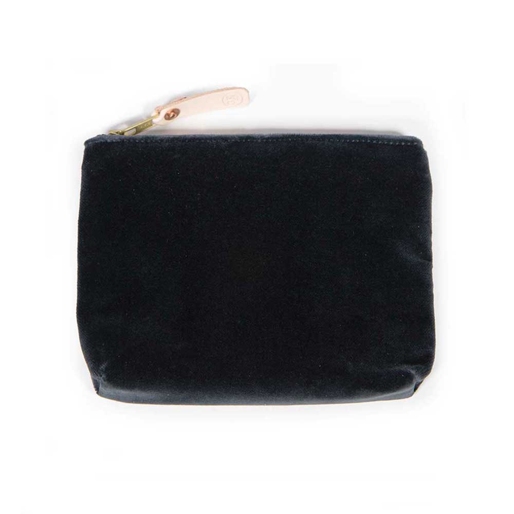 Velvet Jewel Pouch- Petrol