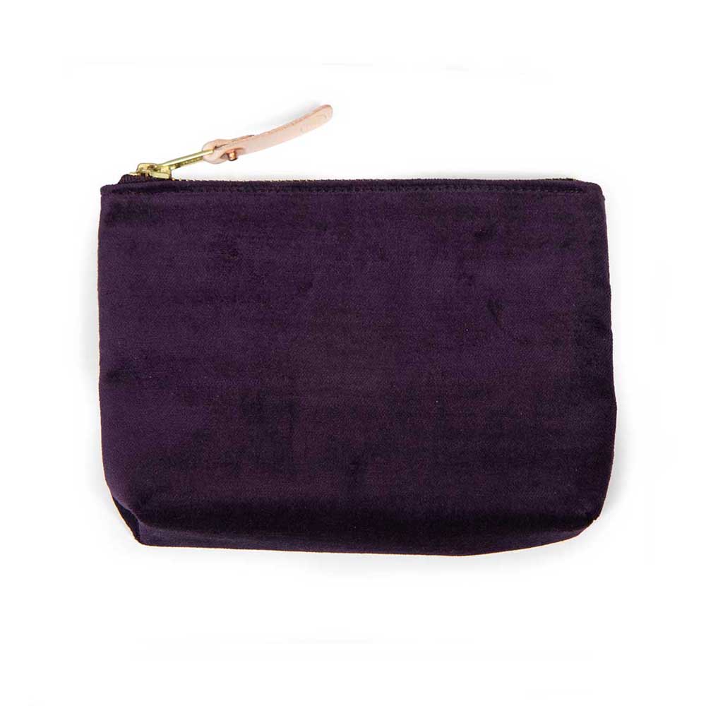 Velvet Jewel Pouch- Royal Purple