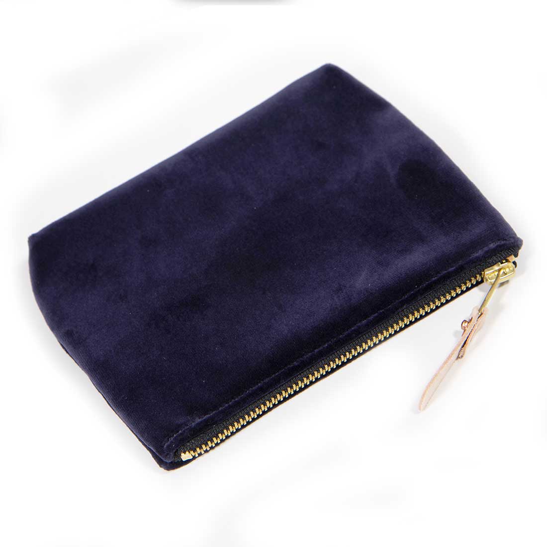 Velvet Jewel Pouch- Navy